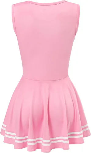 Miniatura 7 de Littleforbig Minivestido sin mangas para mujer, diseño de animadora
