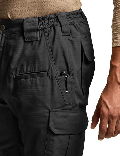 Miniatura 6 de CQR - Pantalones tácticos tipo cargo para hombre, tejido ripstop, resistentes al agua, ligeros, para uso diario, trabajo, senderismo o exteriores