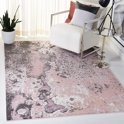 Miniatura 11 de SAFAVIEH Glacier Collection GLA124U - Alfombra moderna abstracta que no desprende pelusa, para sala de estar y dormitorio, 2 pies 3 pulgadas x 4