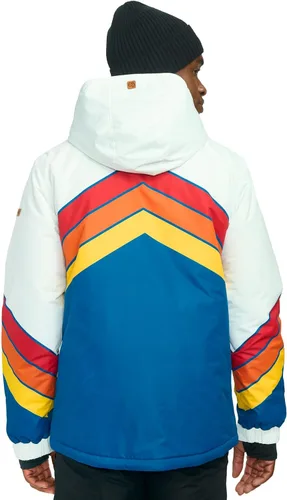 Miniatura 2 de Tipsy Elves Chaquetas de esquí para hombre - Divertidas y coloridas prendas de esquí con capucha impermeables para adultos