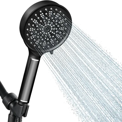 Miniatura 14 de Cobbe Cabezal de ducha con filtro de mano, cabezal de ducha de alta presión de 7 modos con filtros para agua dura, elimina el cloro, reduce la 3.