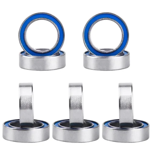Miniatura 6 de Rodamientos de bolas RC sellados de goma azul 0.315x0.472x0.138 in compatible con Traxxas 1/16 E-Revo VXL Slash 4WD Summit Reemplazo Parte 7020, 10