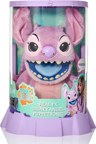 Miniatura 3 de Wow! Stuff Disney Angel Puppetronic de RealFX ¡Se ve, siente y suena real! Lilo & Stitch de Disney Más de 100 acciones y sonidos 18 pulgadas