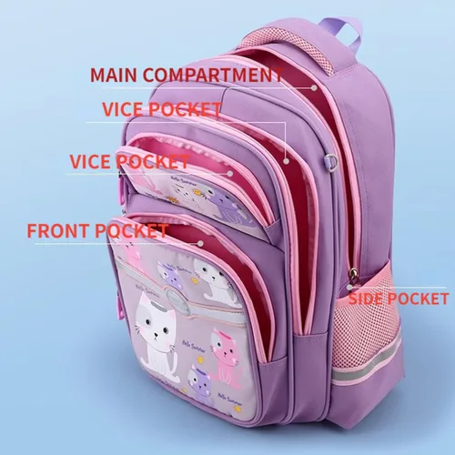 Miniatura 5 de Mochila Kawaii con bonitos accesorios para portátil de 14 pulgadas, mochila de viaje casual, bolsa estética para regalo de nuevo semestre, 01-rosa