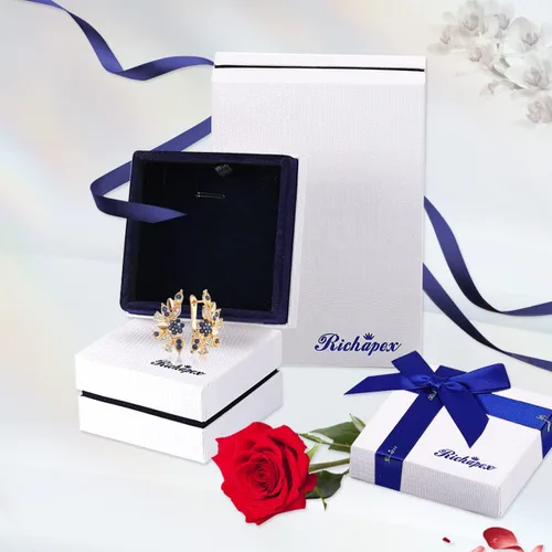 Miniatura 7 de Aretes de oro de 18 quilates para mujer, de moda, aretes de mariposa para mujer, arracadas de oro hipoalergénicos