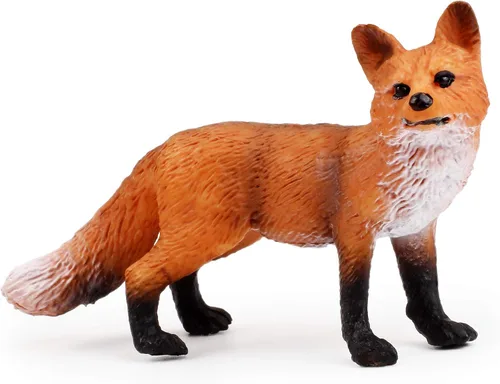 Miniatura 4 de UANDME Figuras de Animales del Bosque, Figuras de Criaturas del Bosque, Adornos en Miniatura para Tartas (Familia de Ciervos, Zorro, Conejo, Ardilla)