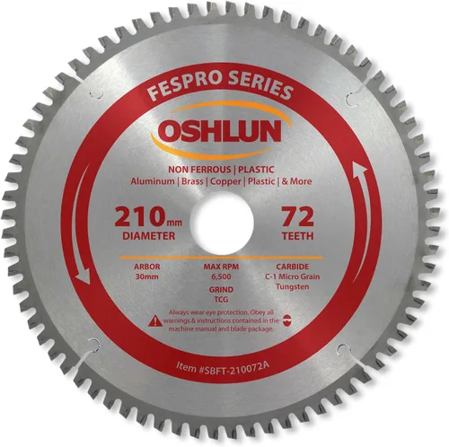 Miniatura 3 de Oshlun SBFT-210036 8.268 in 36 dientes FesPro de uso general ATB hoja de sierra con eje de 1.181 in para Festool TS 75 EQ