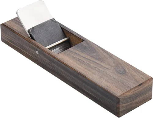 Miniatura 7 de Plano de bloque japonés para carpintería, mini cepilladora de mano, plano de bloque ajustable, plano para carpintería, borde inferior, herramienta