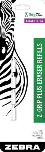 Miniatura 8 de Zebra Pen Z-Grip - Lápiz mecánico, tamaño de punta de 0.028 in, grafito HB #2, barril perlado transparente con agarre negro, suministros escolares