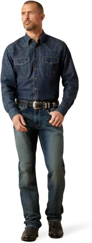 Miniatura 3 de ARIAT Rebar M4 - Pantalones de trabajo de lona elástica para hombre