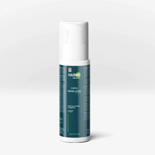 HairMD Loción de reparación clínica de trasplante – 4.2 fl oz fórmula post-trasplante capilar – suave, nutritiva e hidratante en cuero cabelludo