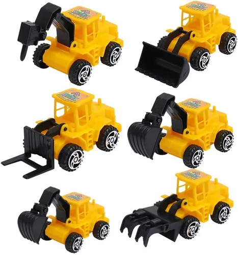 Miniatura 9 de Decoración para tartas de construcción, grúa grande, excavadora, tráfico, señales de tráfico, decoración de pasteles, suministros de fiesta