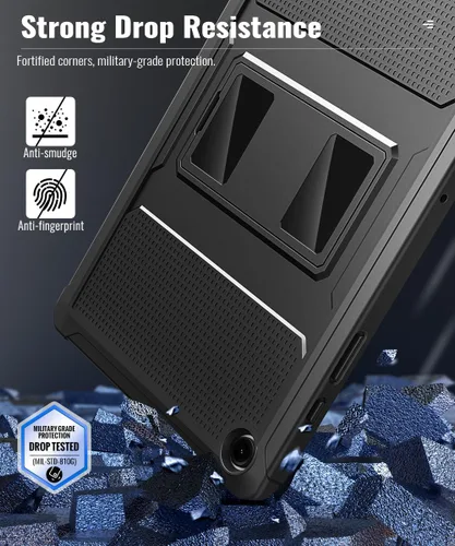 Miniatura 4 de MoKo Funda para Samsung Galaxy Tab A9 Plus/A9+ de 11 pulgadas 2023, a prueba de golpes de cuerpo completo resistente con protector de pantalla
