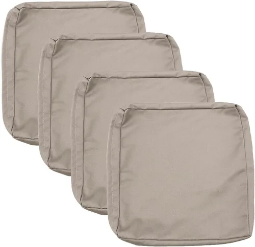 Miniatura 48 de Sqodok - Fundas para cojines de patio de 18 x 18, fundas impermeables para cojines de exterior de repuesto, 2 unidades, fundas para asientos