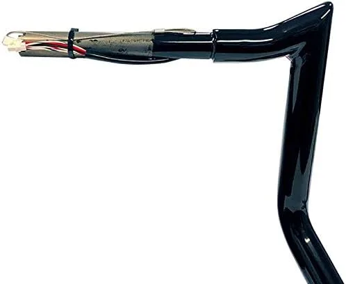 Miniatura 3 de Dominator Industries - Perchas Meathook Monkey de 1 1/4 pulgadas, modelos compatibles: Harley-Davidson Bagger Touring Electra - Manillar para Negro