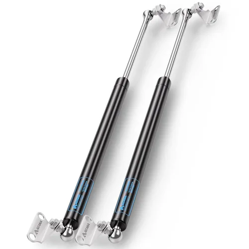 Puntal amortiguador de gas de 23 pulgadas 100 lb, puntales de resorte de gas de 23" 445N/100LB, juego de 2 piezas con soportes de montaje tipo L