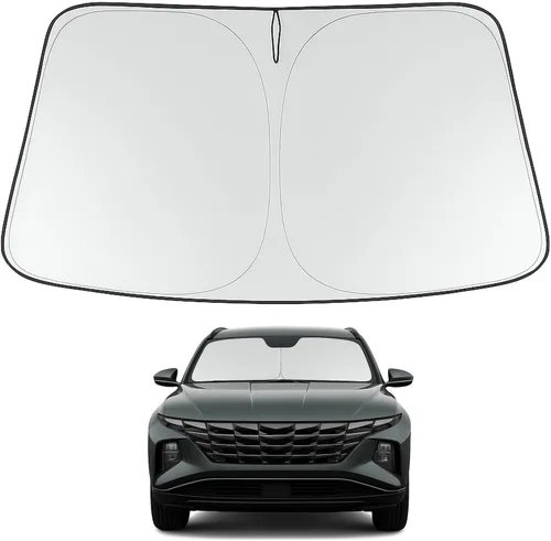 Miniatura 25 de Proadsy Parasol para parabrisas actualizado 2025, ajuste personalizado Dodge RAM 1500 2Dr 2019-2024 2025, 4 capas, plegable, protector de parasol