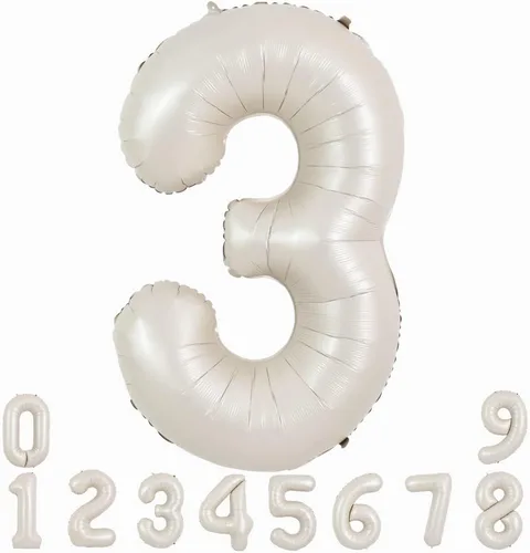 Miniatura 162 de TONIFUL 40 Inch Pastel Blue Number 8 Foil Balloons Large Mylar Foil Digital 8 Balloons for 8th Birthday, Gender Neutral Party, Baby Shower, Oro rosa