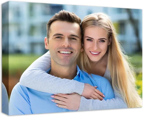 Miniatura 15 de YYYYHPP Impresiones en lienzo con tus fotos, arte de pared personalizado de foto a lienzo, impresión en lienzo para boda, familia, bebé, mascotas