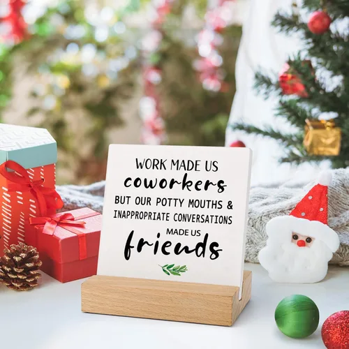 Miniatura 5 de Regalos de despedida para compañeros de trabajo, letrero de decoración de oficina como regalo para compañero de trabajo, regalos de despedida
