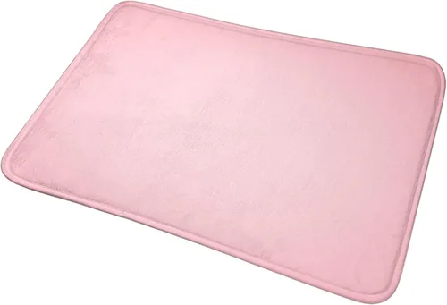 Miniatura 8 de Tapete rosa para puerta delantera, tapete de entrada con parte trasera de goma antideslizante para cocina, dormitorio y baño