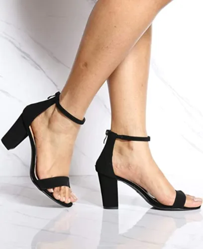 Miniatura 3 de TOP Moda, Hannah-1 - Sandalias de tacón alto a la moda, con correa en el tobillo para mujer