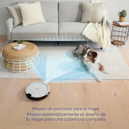Miniatura 4 de Aspiradora robot Shark Navigator con base autovaciante sin bolsa de 30 días de capacidad, potente succión, navegación SmartPath, cepillo