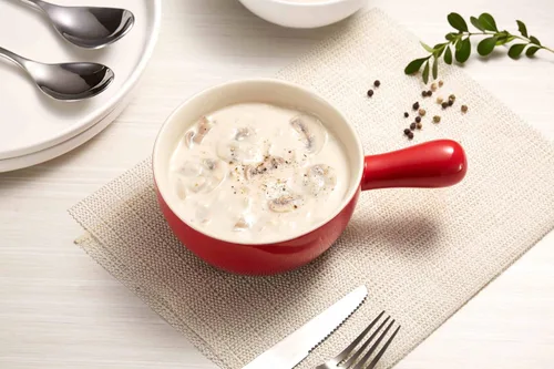 Miniatura 4 de Kook Cuencos de sopa de cebolla francesa, cuencos de cerámica apilables con asas, aptos para horno, microondas y lavavajillas, para cereales, sopas
