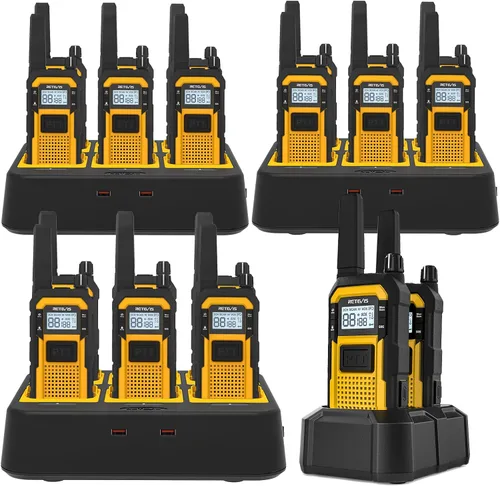 Miniatura 21 de Retevis RB48 - Radio de 2 vías de largo alcance, Walkie Talkies a prueba de agua IP67 para adultos, a prueba de caídas, 2000mAh, Radios de dos vías