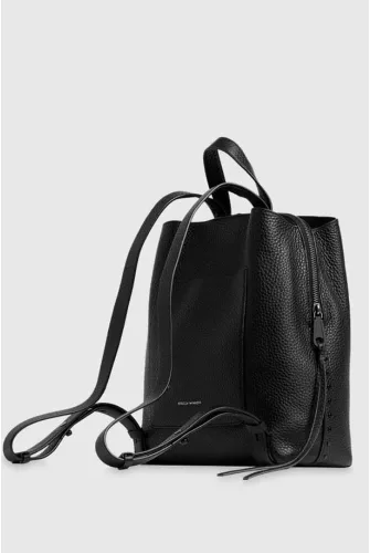 Miniatura 3 de Rebecca Minkoff Darren Backpack - Mochila de cuero para mujer, mochila de moda para mujer, correa de hombro ajustable, bolso de mochila elegante