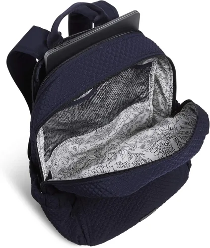 Miniatura 3 de Vera Bradley - Mochila de microfibra para mujer, azul, talla única