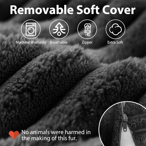 Miniatura 5 de ENITYA Almohada ergonómica XL de 22 pulgadas para sentarse, cojín de respaldo para reclinarse, jugar, descansar, ver la televisión, recuperarse