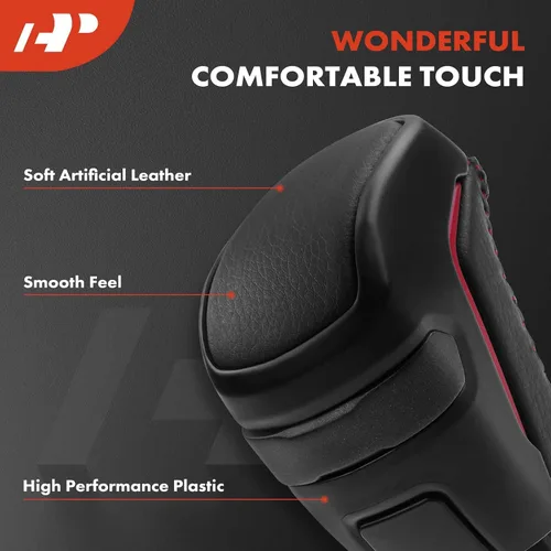 Miniatura 2 de A-Premium Conjunto de Mango de Perilla de Cambios Automática Compatible con Toyota Tacoma TRD PRO 2016 2017 2018 2019 2020 2021 2.7L 3.5L, Adaptador