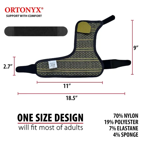 Miniatura 5 de ORTONYX Pinky Finger Splint Muñequera Inmovilizador de Muñequera – Fractura boxeadora para 4º y 5º dedo, soporte de canalón cubital, síndrome