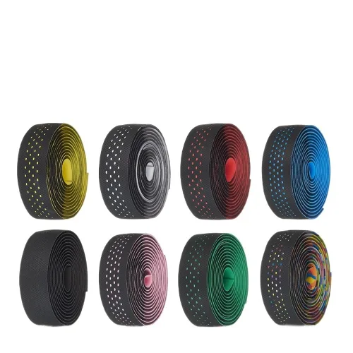 Miniatura 3 de Cinta de manillar Cinta Profesional Para Manillar De Bicicleta, Tira Adhesiva De Corcho Antivibración Fabricada En EVA Y PU, Incluye Dos Tapones