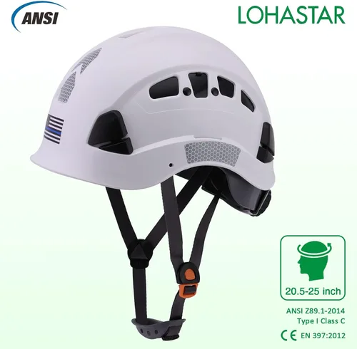 Miniatura 5 de Hard Hats Construction Safety Helmet, LOHASTAR Work ANSI Z89.1 Approved OSHA Hardhat Construction Helmet A2 blanco