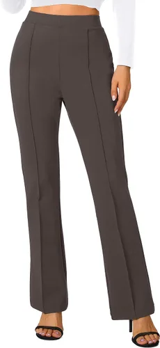 Miniatura 71 de Urban CoCo Pantalones de trabajo elásticos con corte de bota, pantalones de yoga pequeños para oficina casual