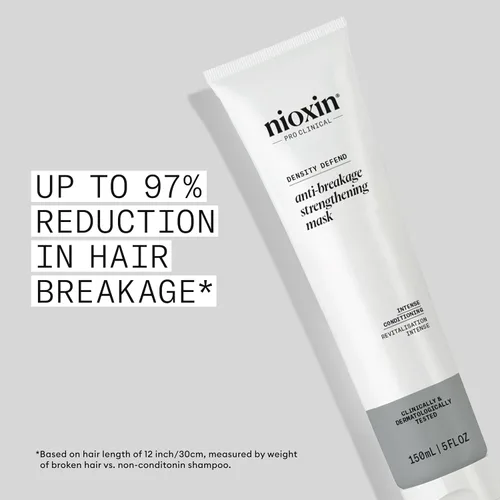 Miniatura 3 de Nioxin Density Defend Anti-Breakage Strengthening Mask For Damaged, Colored, Thinning Hair Intense Conditioning Protects Against Breakage