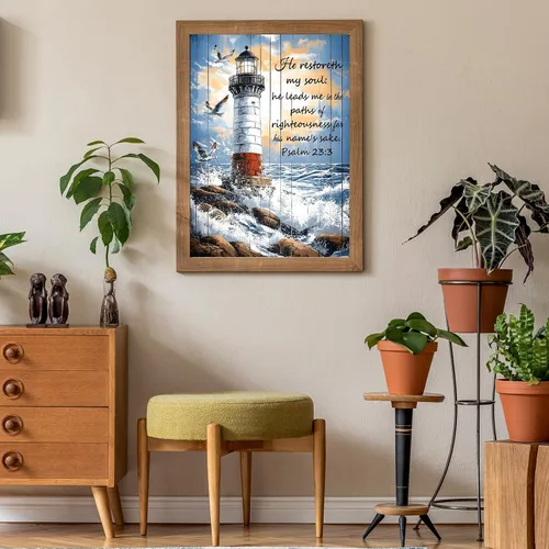 Miniatura 5 de Rompecabezas para Adultos de 1000 Piezas, Rompecabezas de Faro STYISHANG - Faro Farol, Rompecabezas Bíblico Cristiano Imposible para Familias