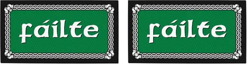 Miniatura 23 de ThisWear Felpudo de San Patricio para el Día de San Patricio, felpudo gaélico de perfil bajo