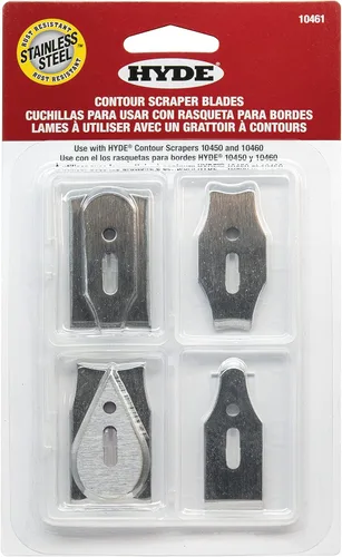 Miniatura 6 de Hyde Raspador de contorno con 6 cuchillas intercambiables, multicolor - 10450
