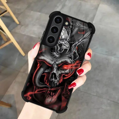 Miniatura 404 de CARLOCA Funda compatible con Samsung Galaxy S22 Ultra, diseño gráfico de Star Howling Wolfs Samsung Galaxy S22 Ultra, diseño gráfico, a prueba