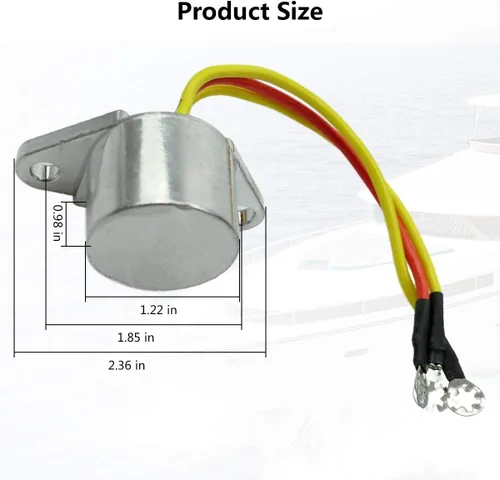 Miniatura 6 de Rectificador fuera de borda 3 cables para Johnson Evinrude 1980-2001 15 60 65 75 85 88 9.9 90 100 110 112 115 140 150 175 200 235 HP, reemplazo