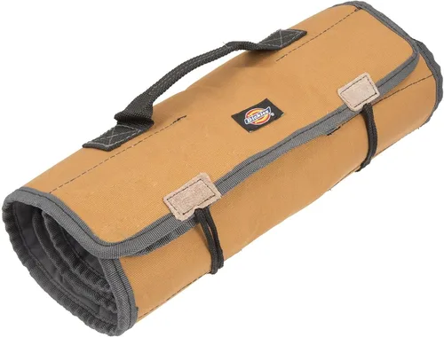 Miniatura 10 de Dickies Rollo organizador grande de llaves inglesas/destornilladores para mecánicos, 23 bolsillos para herramientas, construcción de lona Negro