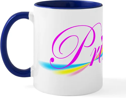 Miniatura 45 de CafePress Jake's Rainbow Shark - Taza de café de cerámica (11 oz)