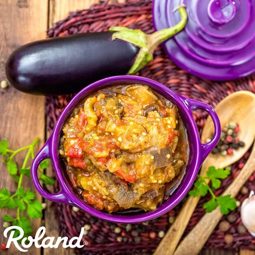 Miniatura 6 de Roland Foods Puré de berenjena tostada, alimento importado especial, lata de 6.25 libras, paquete de 1
