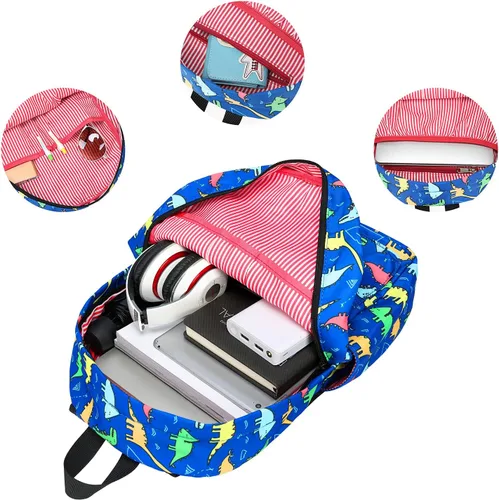 Miniatura 103 de CAMTOP - Conjunto de mochila y lonchera con estampados divertidos para niños de preescolar y primaria), Y0058-2