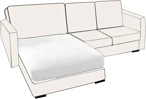 Miniatura 90 de UNBBRRL Fundas de cojín de asiento para sofá, elásticas, funda de cojín individual para sofá, fundas de cojín para sofá, fundas de héroe protegen