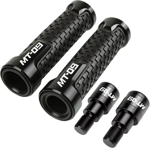 Miniatura 4 de Para Yamaha MT09 MT09 MT-09 2013 2014 2015 2016 2017-2019 2020 2021 0.866 in Hand Grips Handlebar 7/8" Handle Bar FJ-09 Tracer (Color : 4)