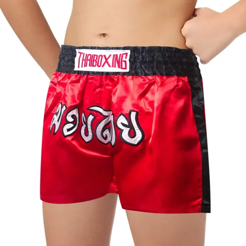 Miniatura 4 de SIAMKICK Pantalones cortos Muay Thai para niños (4 años - 12 años) boxeo Kickboxing MMA entrenamiento para niños y niñas